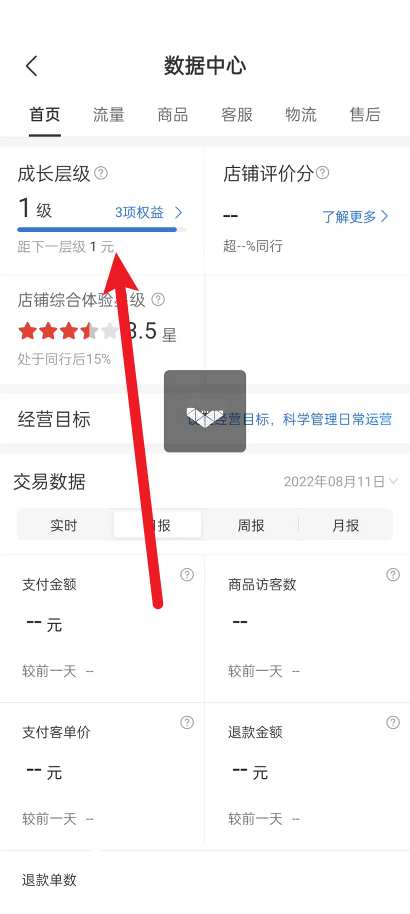 拼多多商家版成长层级在哪看