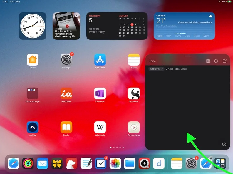 iPadOS 15 小技巧：“快速备忘录”使用方法详解