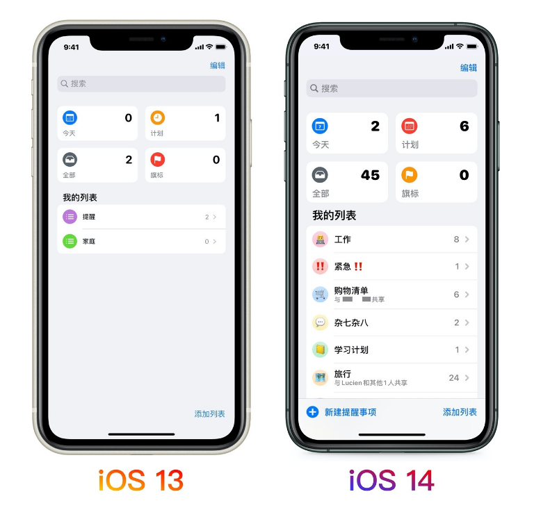 iOS 14 提醒事项 App使用方法教程