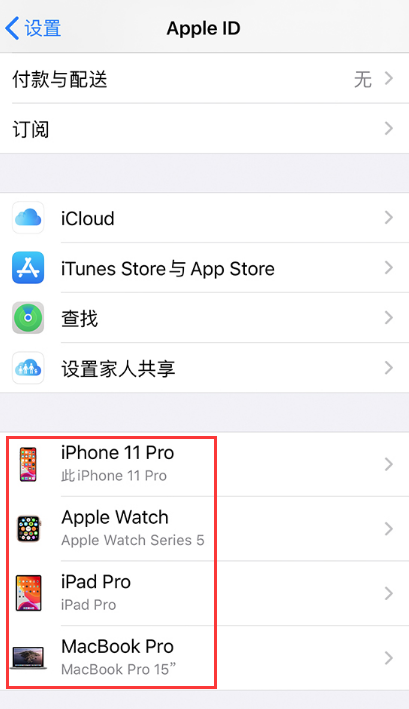 如何在 iPhone 中移除 Apple ID 登录过的旧设备信息？