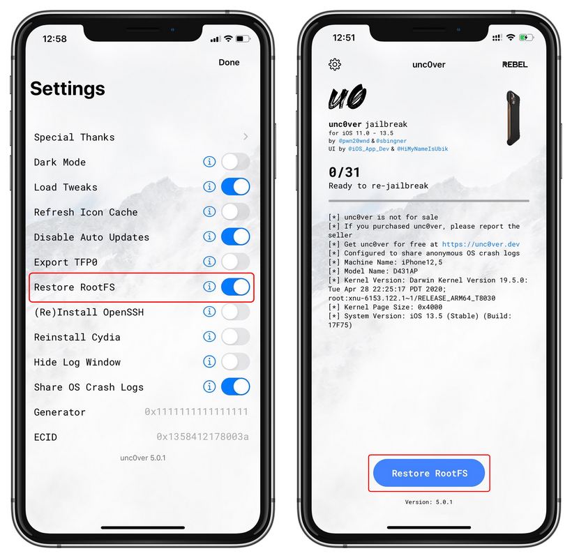 iOS 13.5.5 Beta 关闭验证，已越狱设备谨慎升级