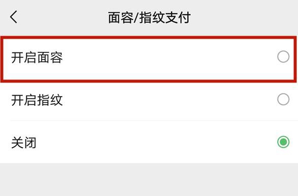 微信怎样设置面容支付