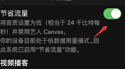 spotify怎样设置节省流量