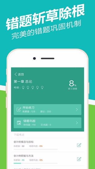 会计从业练题狗app该怎么练习