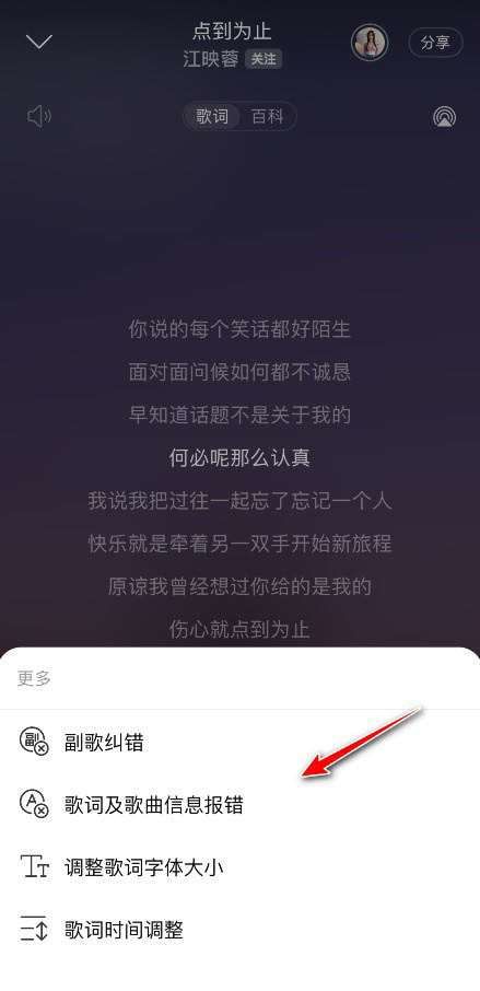 网易云音乐在哪看可以更改歌词 歌词纠错操作方法介绍 4