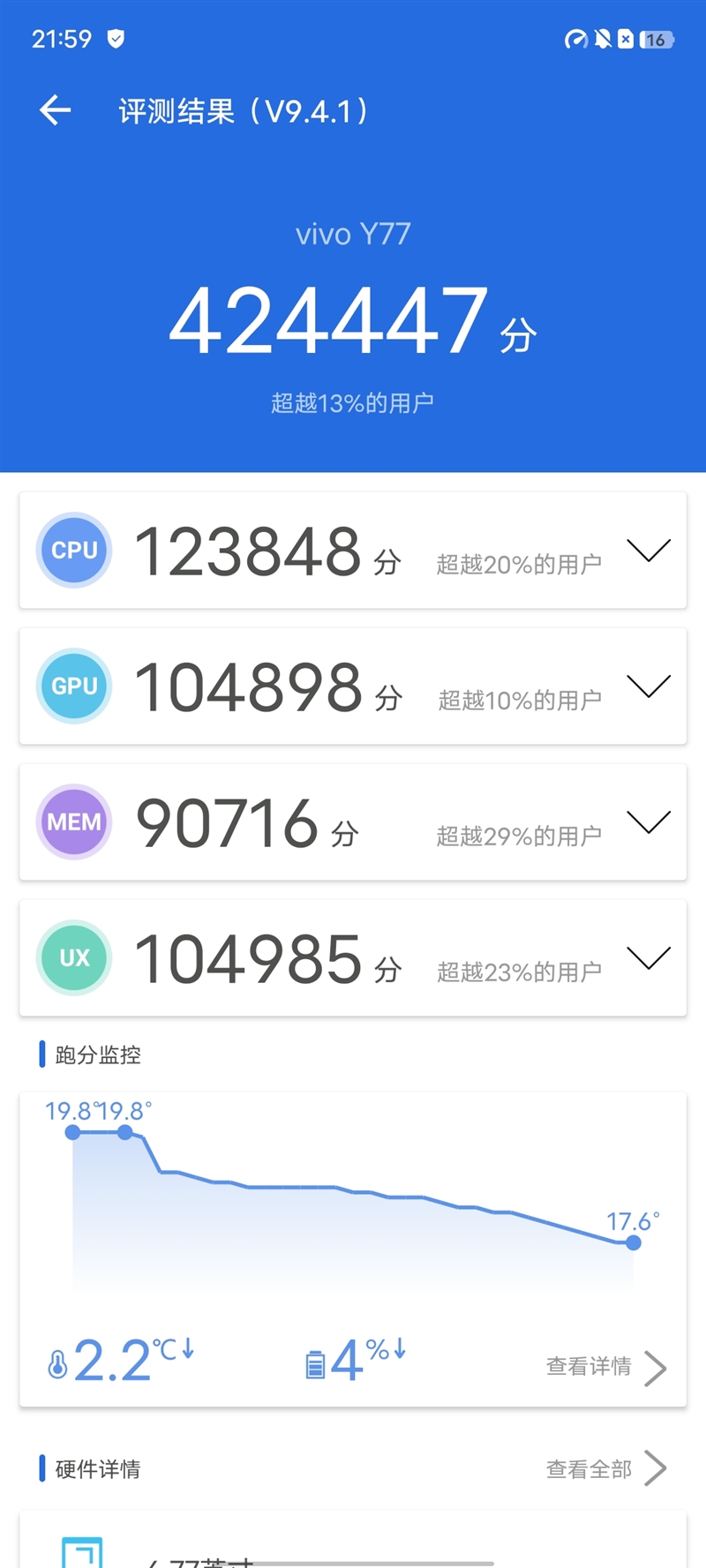 80W最强充电千元机！vivo Y77评测：首发天玑930温度感人