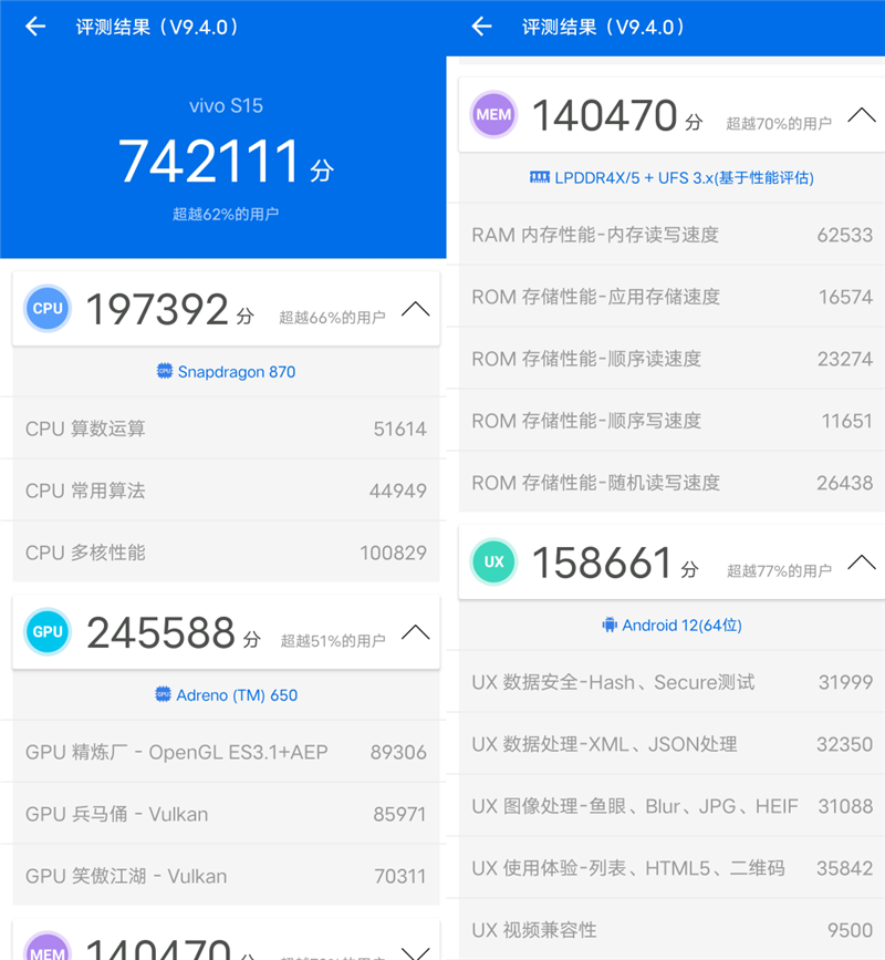 史上最强骁龙870！vivo S15评测：性能/影像全到位