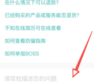 boss直聘怎么找在线客服 咨询在线客服流程分享 5