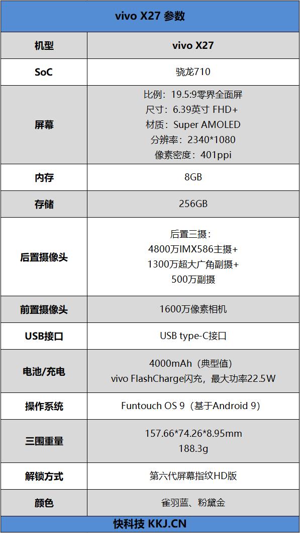 激进的进化者 vivo X27评测：灯效升降、4800万三摄超群