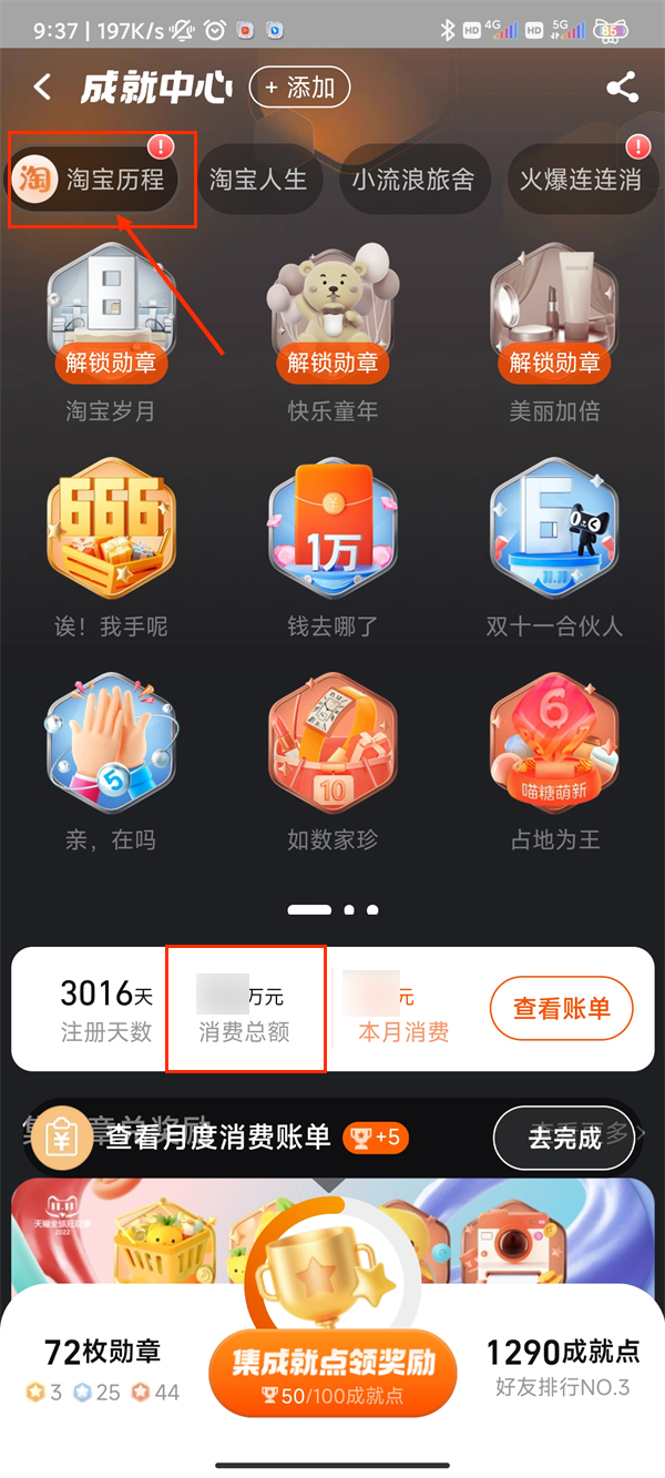 天猫怎么看年度消费总额 年度账单查询方法教程 3