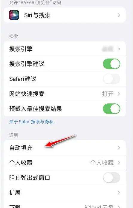 如何在苹果Safari中禁用自动完成