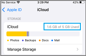 检查 iCloud Drive 存储状态