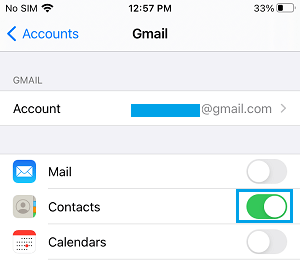 将 Gmail 联系人同步到 iPhone