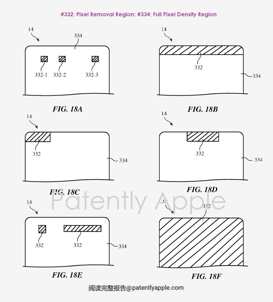 苹果获得屏下 Face ID 新专利，有多种设计方案