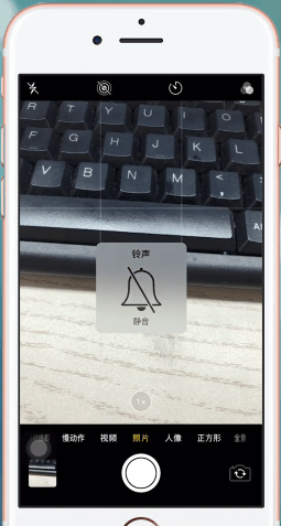 苹果如何将相机声音关闭