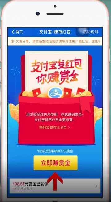 支付宝APP设置搜索码的操作过程截图