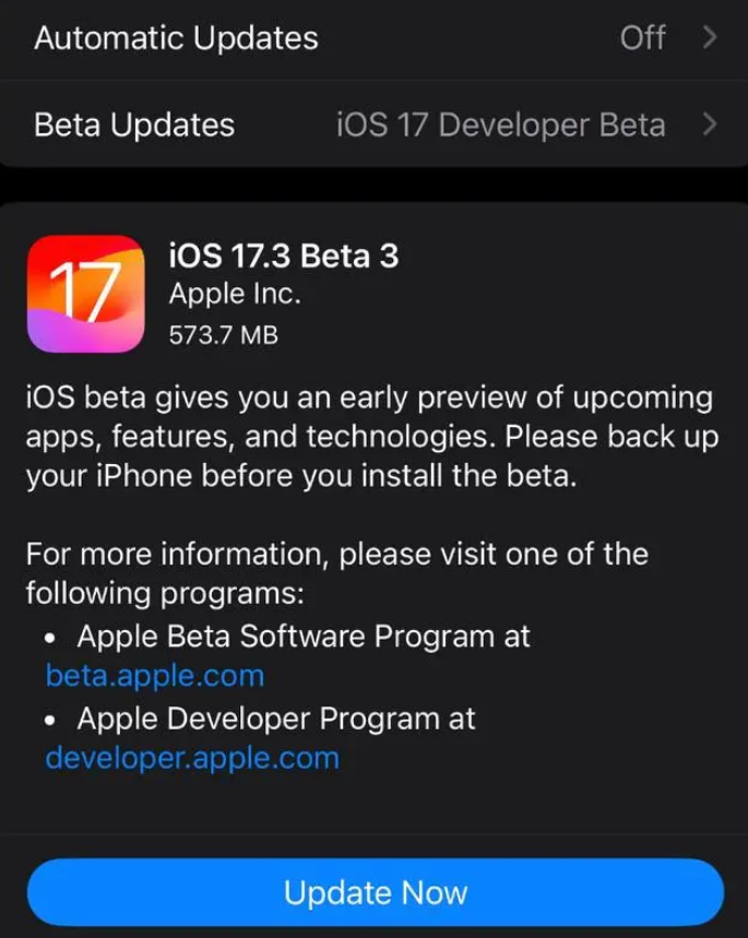 iOS17.3beta3更新体验怎么样？