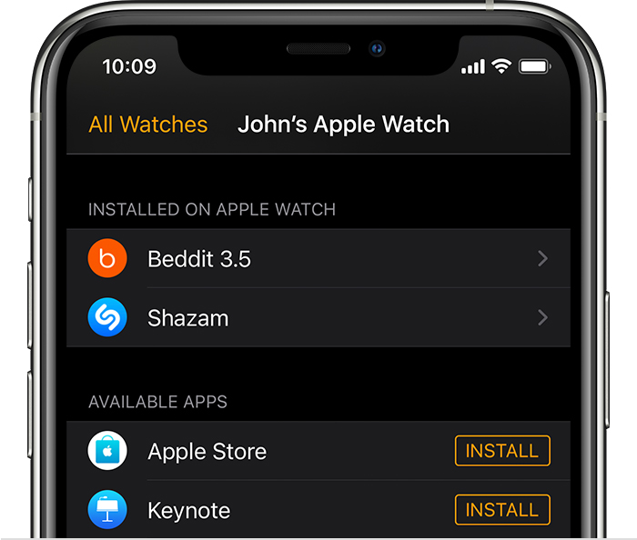 如何在 Apple Watch 上下载应用？