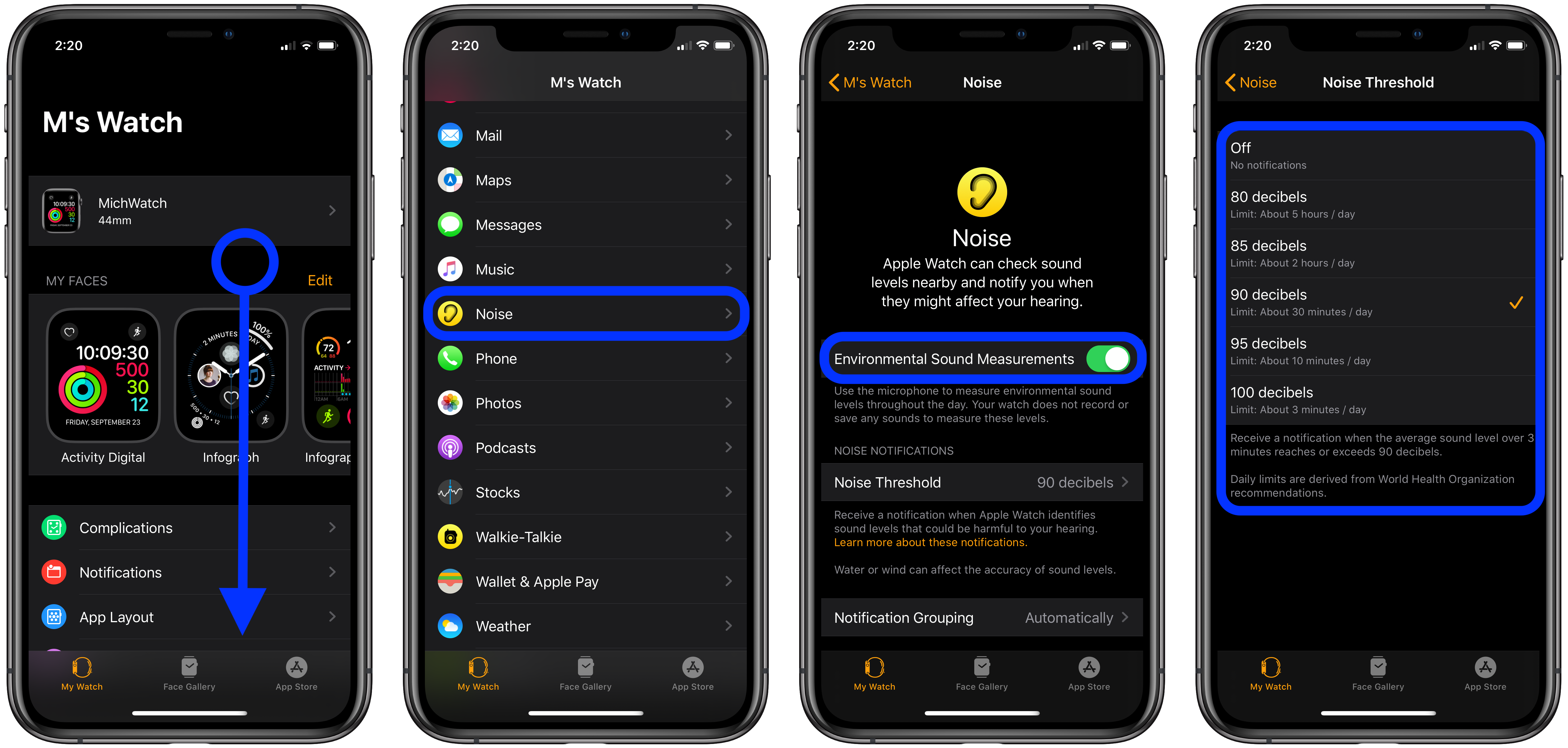 watchOS 6：Apple Watch上的噪音警报是什么？