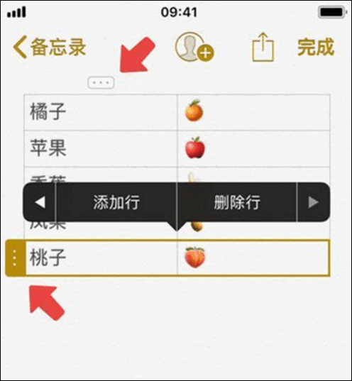 你试过在备忘录中添加表格吗？