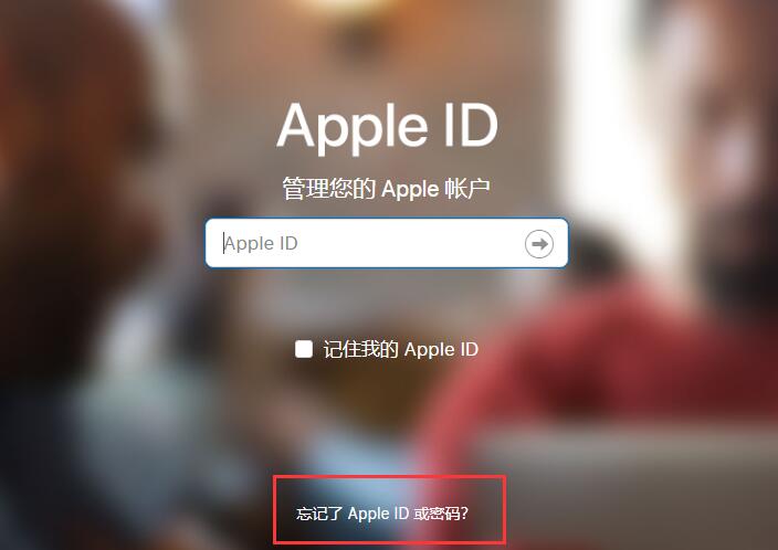 在iPhone XS上登录Apple ID时，发现自己忘记了密码怎么办？