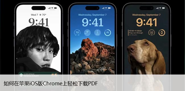 如何在苹果iOS版Chrome上轻松下载PDF