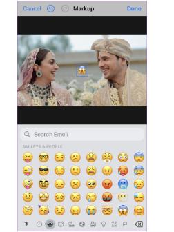 在iPhone的图片上添加表情符号的4种简单方法