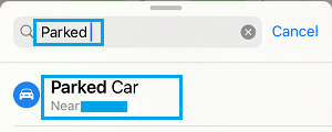 在 iPhone Apple 地图上搜索停放的汽车