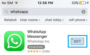 从 App Store 下载 WhatsApp