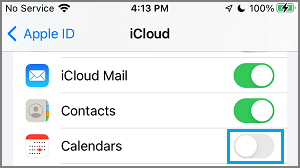 在 iPhone 上禁用 iCloud 日历