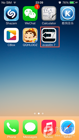 Mac版ios7.x越狱工具Evasi0n v1.0.1图文越狱