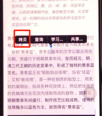 iphone11中复制文字的方法步骤截图