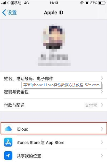 iphone11pro备份数据的操作过程截图