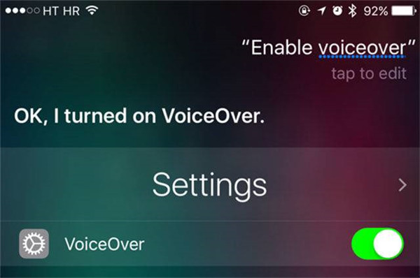 苹果手机怎么关闭voiceover功能