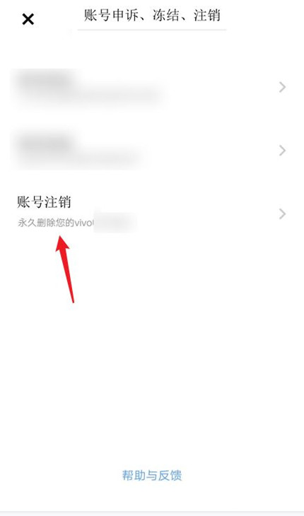 怎么注销vivo账号？vivo账号注销教程截图